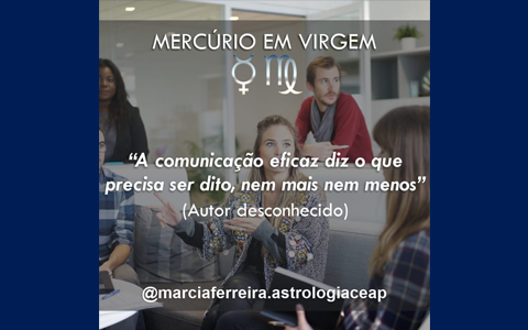 MERCÚRIO EM VIRGEM