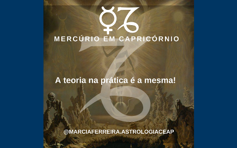 ♑️ INGRESSO DE MERCÚRIO EM CAPRICÓRNIO ( e nada de retrogradações )